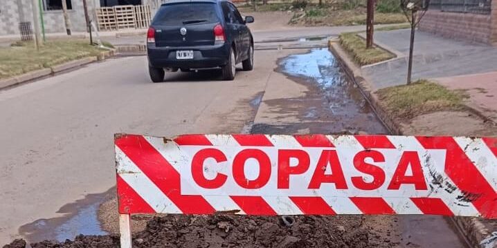 Reparación en calle Dorrego